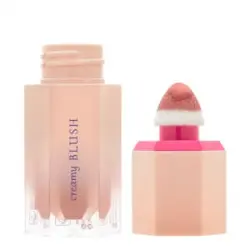 Colorete fluido Blush Flowers Deliplus 02 coral acabado aterciopelado  1 ud