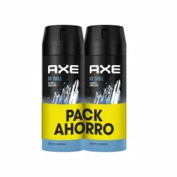 Desodorante en spray Ice Chill Axe pack de 2 unidades de 150 ml.