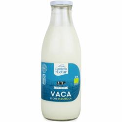 Leche de vaca entera ecológica Cantero de Letur botella 1 l.