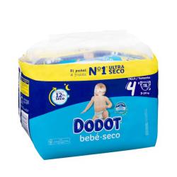 Pañales bebé talla 4 de 9-14 kg Dodot Paquete 78 ud