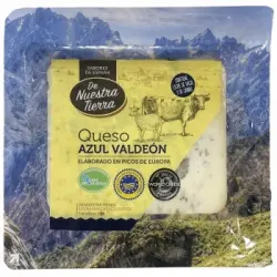 Queso azul IGP Valdeon De Nuestra Tierra cuña 100 g.