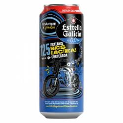 Cerveza Estrella Galicia 0,0 sin alcohol lata 33 cl.