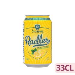 Cerveza Radler con zumo natural de limón Steinburg Lata 330 ml