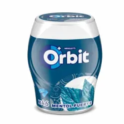 Chicles sabor mentón fuerte Orbit sin azúcar 64