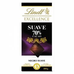 Chocolate negro suave 70% Lindt Excellence 100 g.