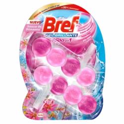 Colgador WC gel brillante frescor de primavera Bref 2 ud.