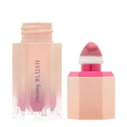 Colorete fluido Blush Flowers Deliplus 01 rosa acabado aterciopelado  1 ud