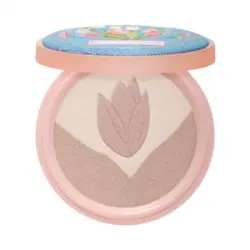 Iluminador facial compacto Denim Blossom tricolor