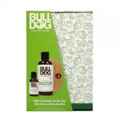 Kit Cuidado Barba Bulldog: Champú para barba 2 en 1 200 ml., aceite para barba 30 ml. y peine