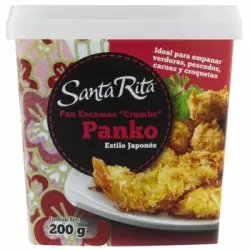 Pan en escamas estilo japonés Panko Santa Rita 200 g.