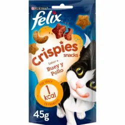 Snack crispies buey y pollo para gato 45 g