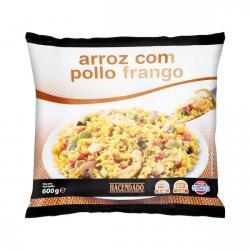 Arroz con pollo Hacendado ultracongelado Paquete 0.6 kg