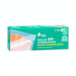 Bolsas Zip Congelación medianas Bosque Verde Caja 1 ud