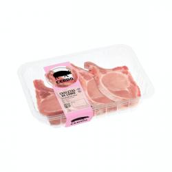 Chuletas lomo de cerdo Bandeja 0.48 kg
