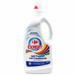 Detergente liquido quitamanchas anti transferencia Carrefour Expert 40 lavados.