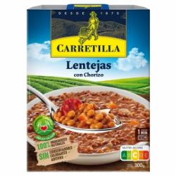 Lentejas estilo casero Carretilla 300 g.