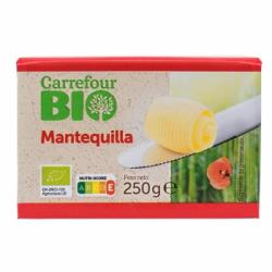 Mantequilla ecológica Carrefour Bio 250 g.