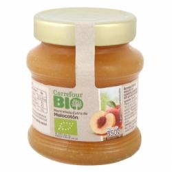 Mermelada de melocotón ecológica Carrefour Bio 350 g.