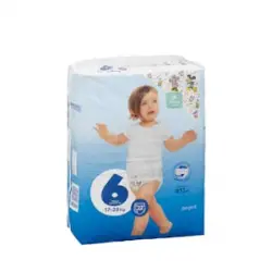 Pañales bebé talla 6 de 17-28 kg Deliplus