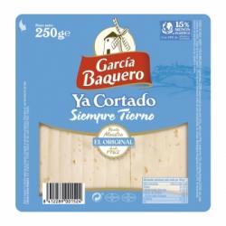 Queso tierno ya cortado García Baquero cuña 250 g