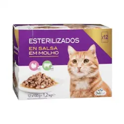 Bocaditos en salsa gato adulto Delikuit esterilizado