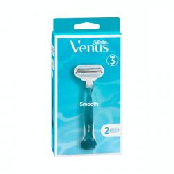 Maquinilla depilación recargable Venus Smooth Gillette 3 hojas Paquete 1 ud