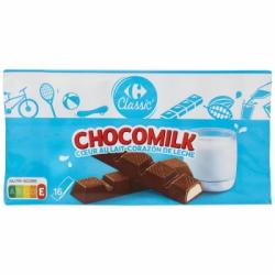 Mini barrita de chocolate con corazón de leche Carrefour 200 g.