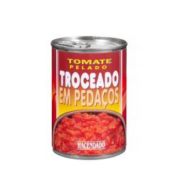 Tomate troceado pelado Hacendado Bote 0.41 kg