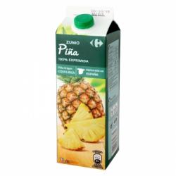 Zumo de piña Carrefour exprimido brik 1 l.