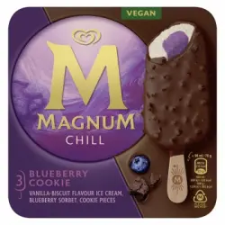 Bombón blueberry cookie Chill Magnum 3 ud.