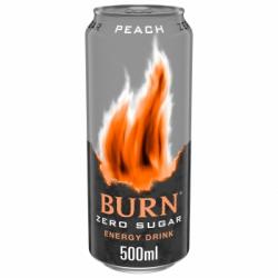 Burn Zero bebida energética Peach lata 50 cl.