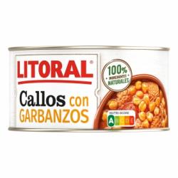 Callos con garbanzos Litoral sin gluten 370 g.