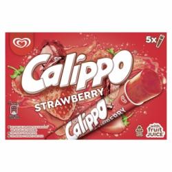 Helado de fresa Calippo sin gluten 5 ud.