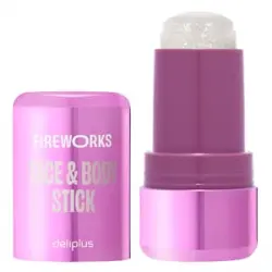 Iluminador Face & Body Stick Fireworks Deliplus efecto refrescante brillo metálico