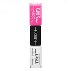 Laca de uñas neón Deliplus 195 rosa  1 ud
