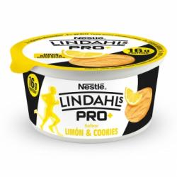 Leche fermentada de proteínas sabor limón y cookies sin azúcar añadido Lindahls PRO+ Nestlé 160 g.