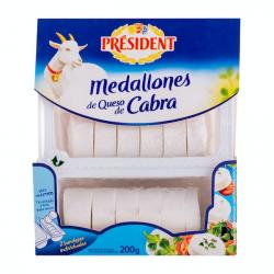 Medallones de queso cabra Président Paquete 0.2 kg