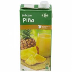 Néctar de piña Carrefour brik 1 l.