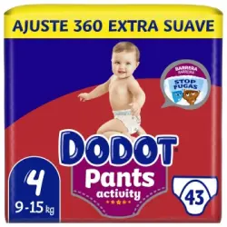 Pants Dodot Activity T4 (9-15 kg) 43 ud.