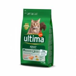 Pienso sabor salmón y arroz para gato adulto Ultima 1,5kg