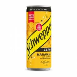 Schweppes naranja zero lata 33 cl.