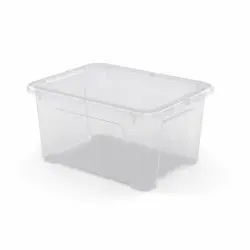 Caja de Ordenación con Tapa Plástico CARREFOUR 24 l