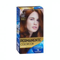 Coloración permanente 6.4 rubio oscuro cobrizo Deliplus Caja 1 ud