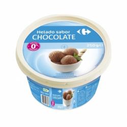 Helado de chocolate sin azúcar añadido Carrefour 500 ml.