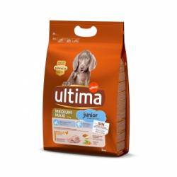 Pienso de pollo y arroz para perro cachorro medium Ultima 3 Kg.