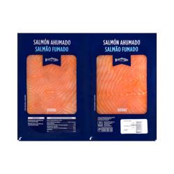 Salmón ahumado Hacendado 2 paquetes X 0.19 kg