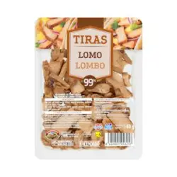 Tiras de lomo 99% Hacendado asado