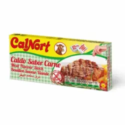 Caldo de carne Calnort sin gluten 12 pastillas