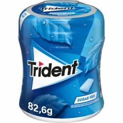 Chicles de menta sin azúcar Trident 82,6 g.