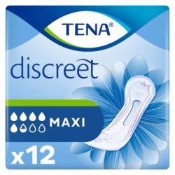Compresas para incontinencia maxi Discreet Tena 12 ud.